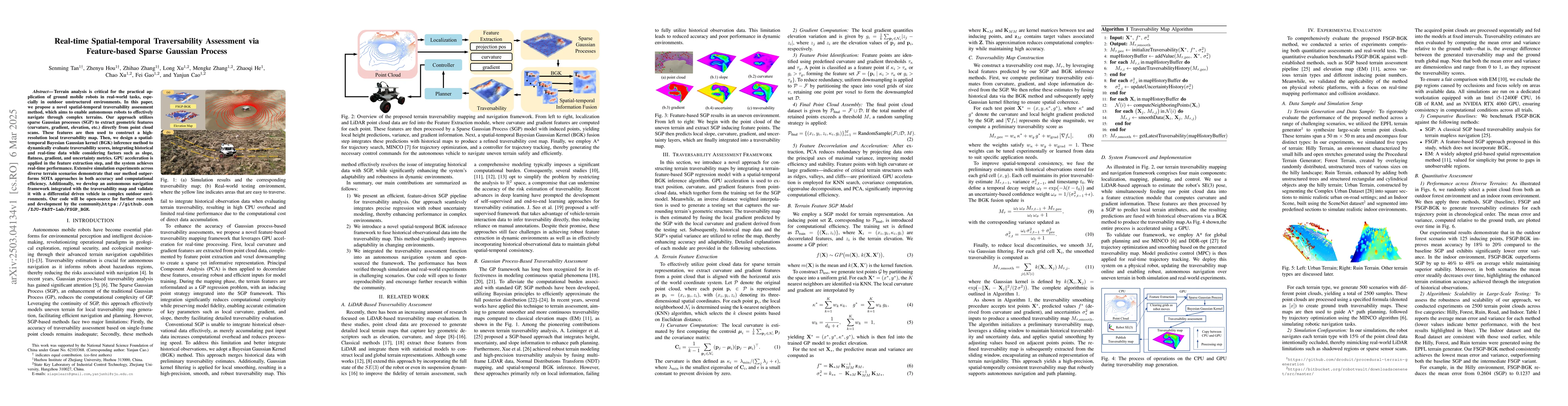 Thumbnail for Real-time Spatial-temporal Traversability Assessment via Feature-based
  Sparse Gaussian Process