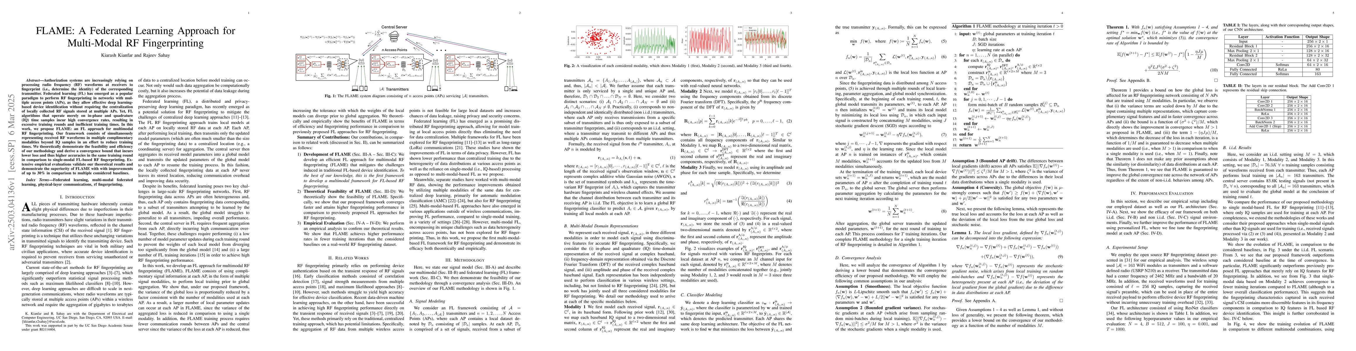 Thumbnail for FLAME: A Federated Learning Approach for Multi-Modal RF Fingerprinting