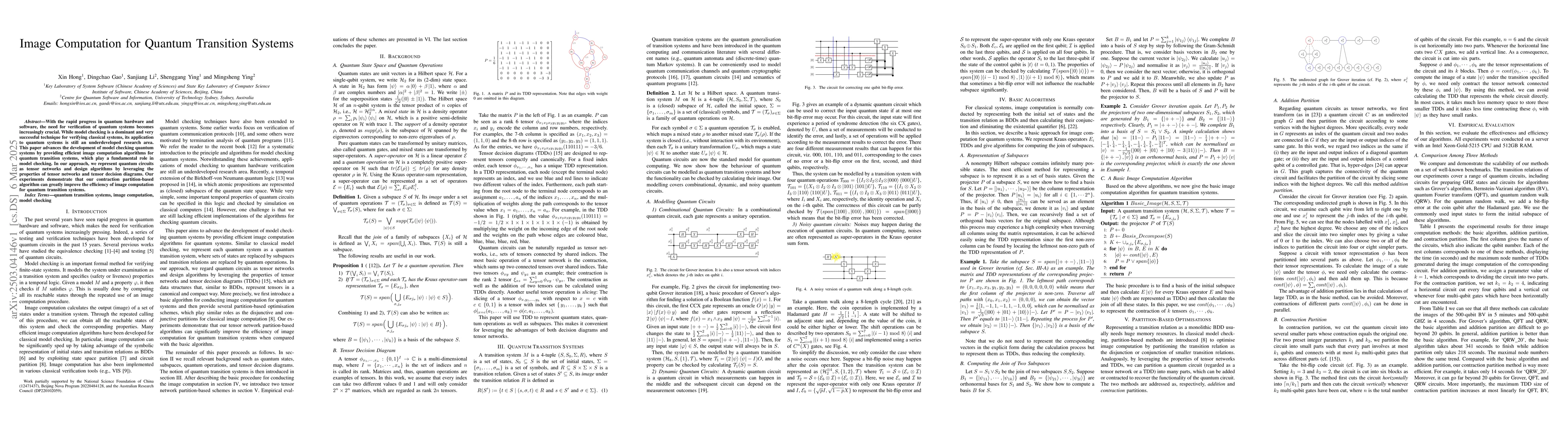 Thumbnail for Image Computation for Quantum Transition Systems