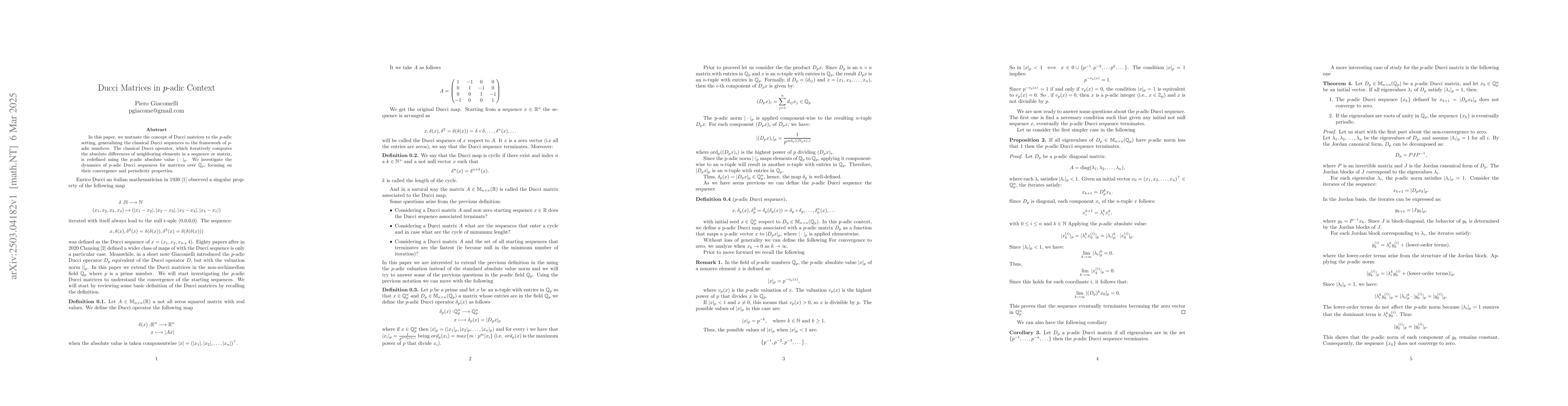 Thumbnail for Ducci Matrices in $p$-adic Context