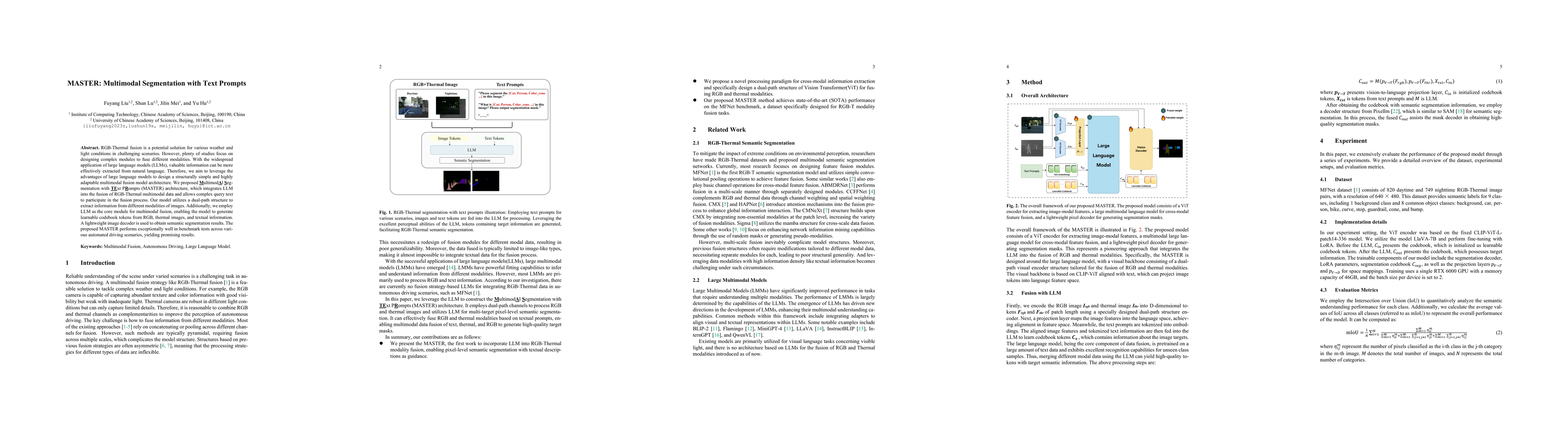Thumbnail for MASTER: Multimodal Segmentation with Text Prompts