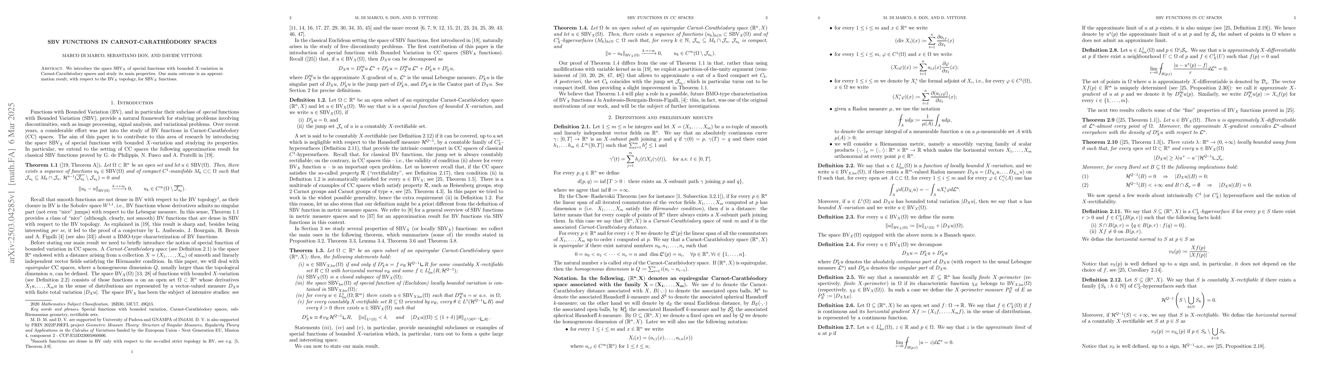 Thumbnail for SBV functions in Carnot-Carathéodory spaces