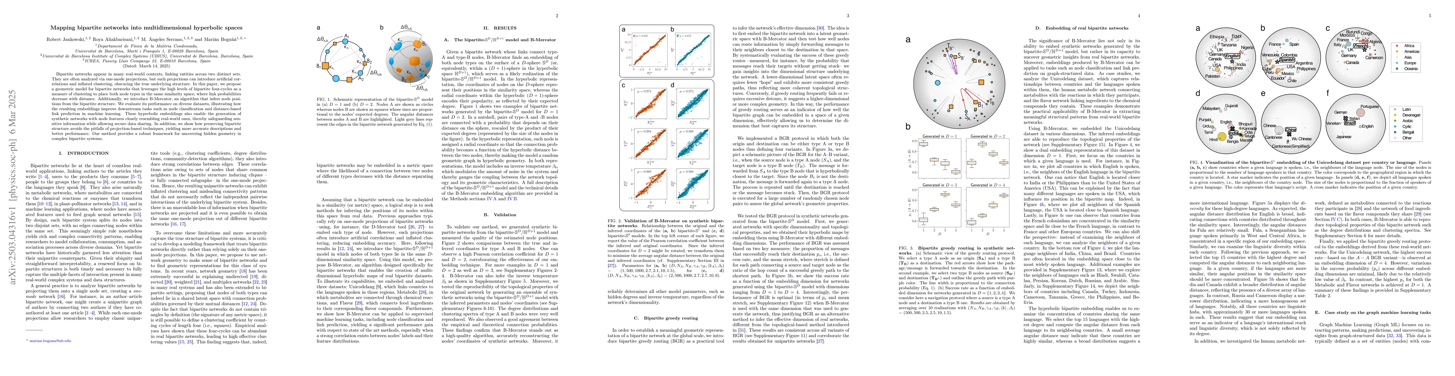 Thumbnail for Mapping bipartite networks into multidimensional hyperbolic spaces