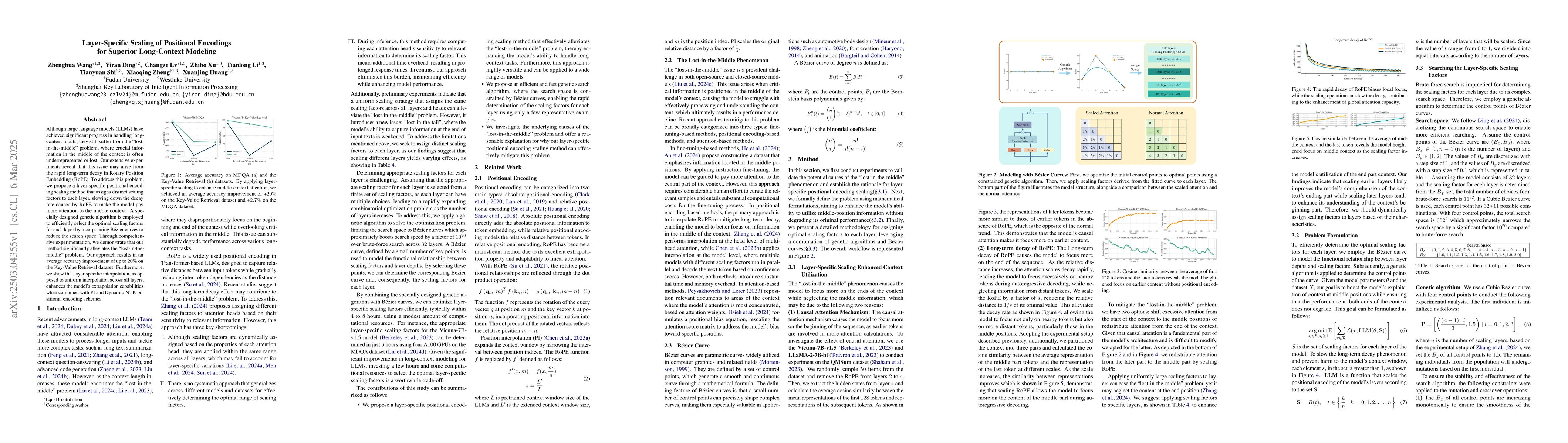 Thumbnail for Layer-Specific Scaling of Positional Encodings for Superior Long-Context
  Modeling