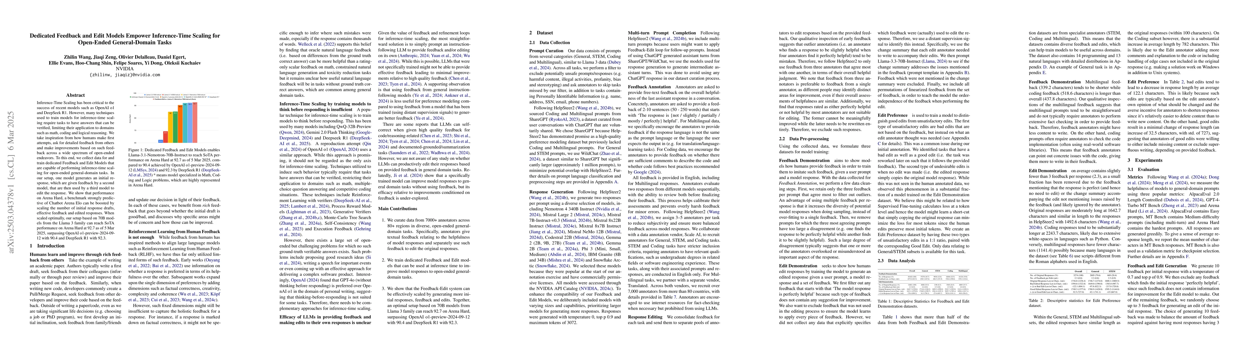 Thumbnail for Dedicated Feedback and Edit Models Empower Inference-Time Scaling for
  Open-Ended General-Domain Tasks