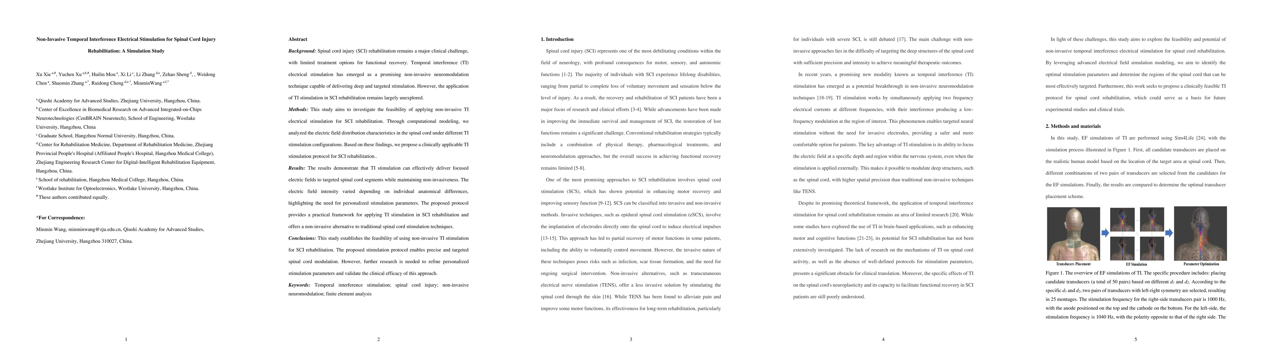 Thumbnail for Non-Invasive Temporal Interference Electrical Stimulation for Spinal
  Cord Injury Rehabilitation: A Simulation Study
