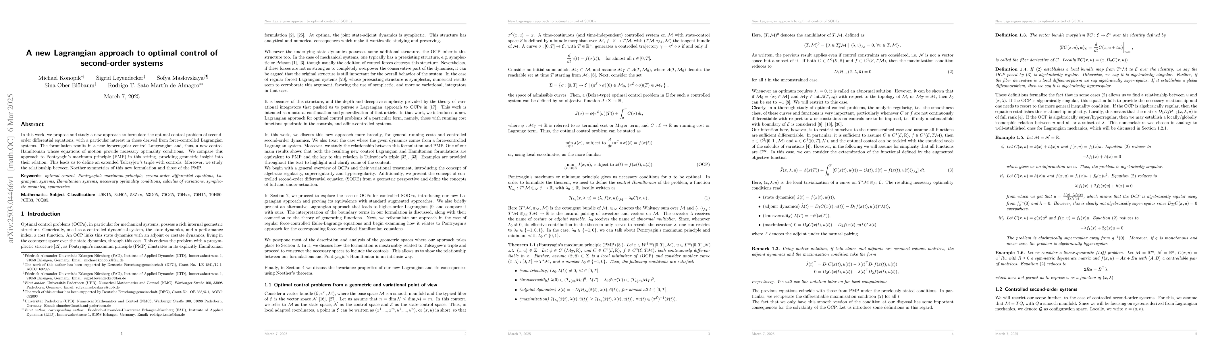 Thumbnail for A new Lagrangian approach to optimal control of second-order systems