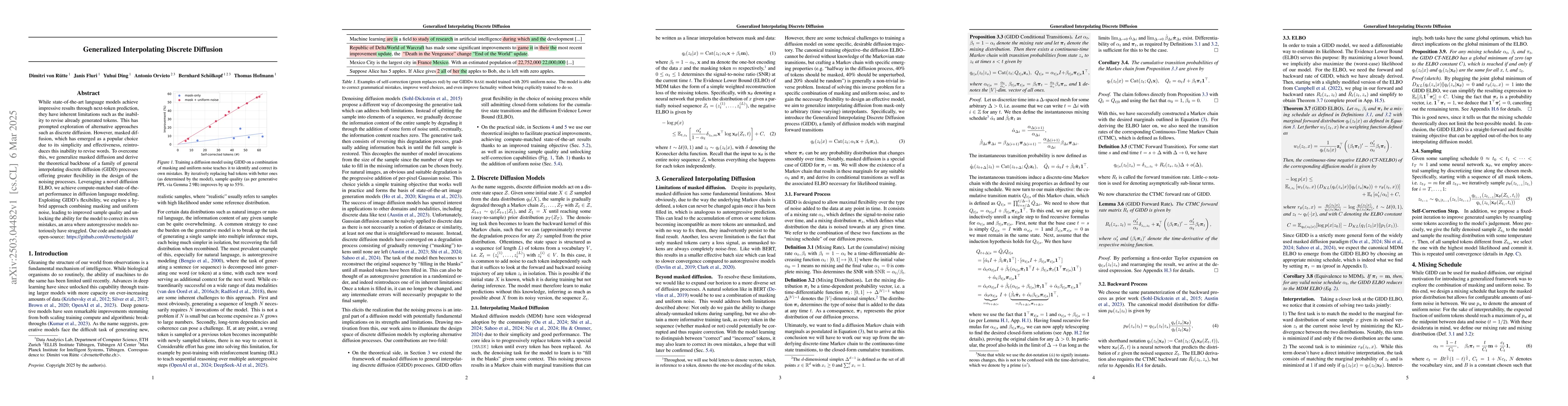 Thumbnail for Generalized Interpolating Discrete Diffusion