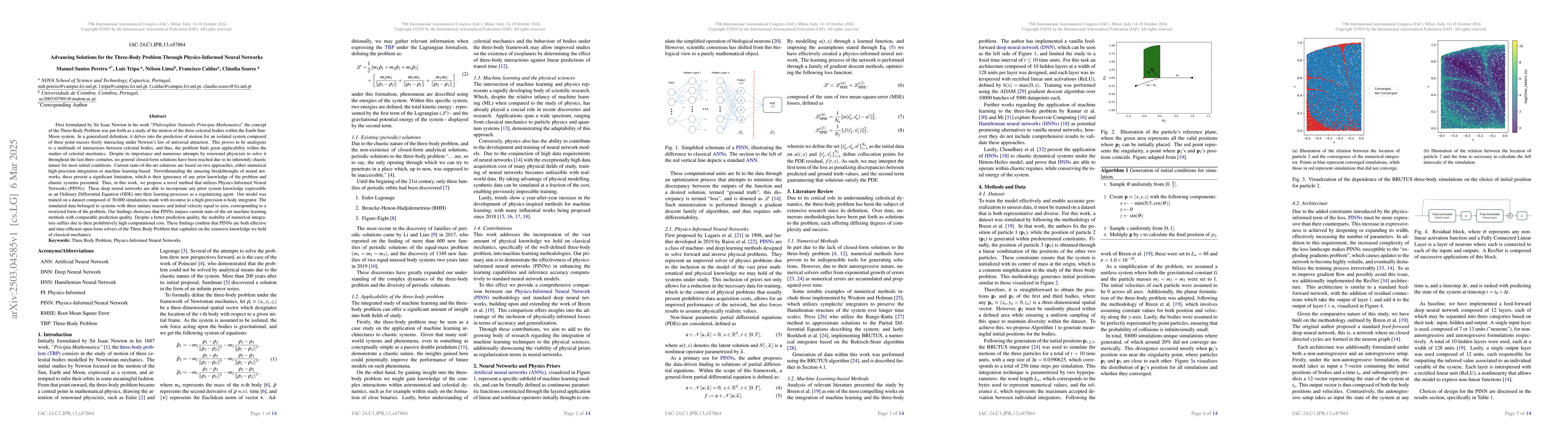 Thumbnail for Advancing Solutions for the Three-Body Problem Through Physics-Informed
  Neural Networks
