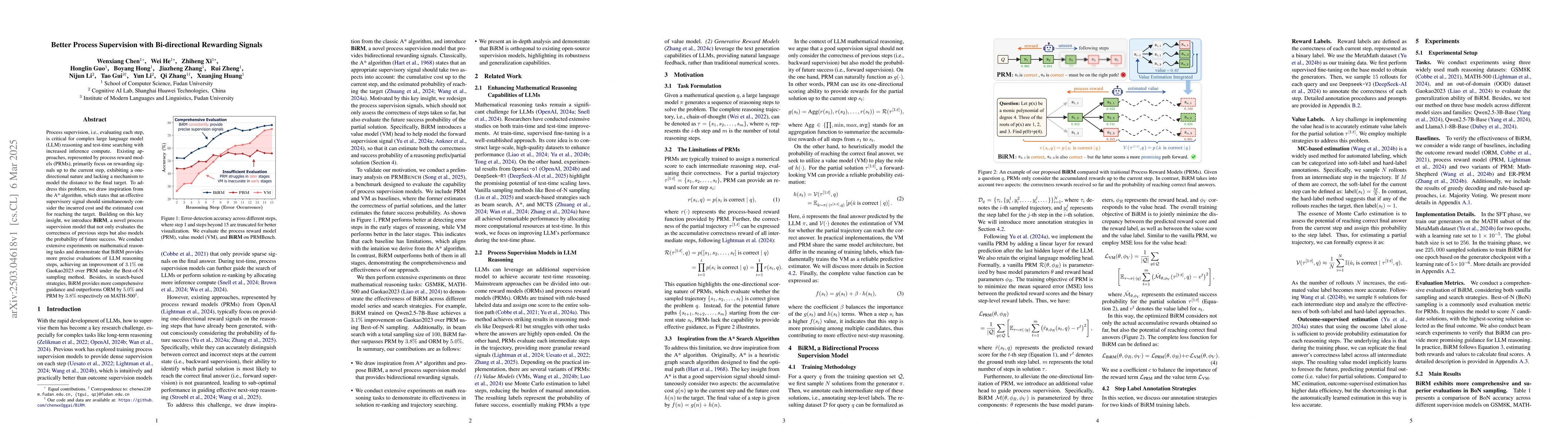 Thumbnail for Better Process Supervision with Bi-directional Rewarding Signals