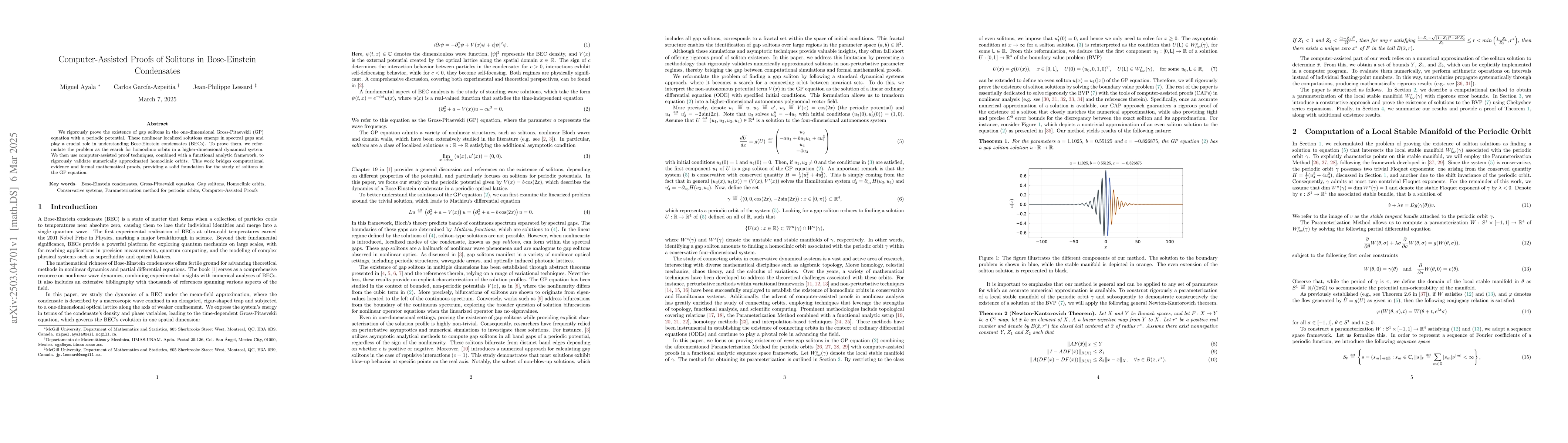 Thumbnail for Computer-Assisted Proofs of Solitons in Bose-Einstein Condensates