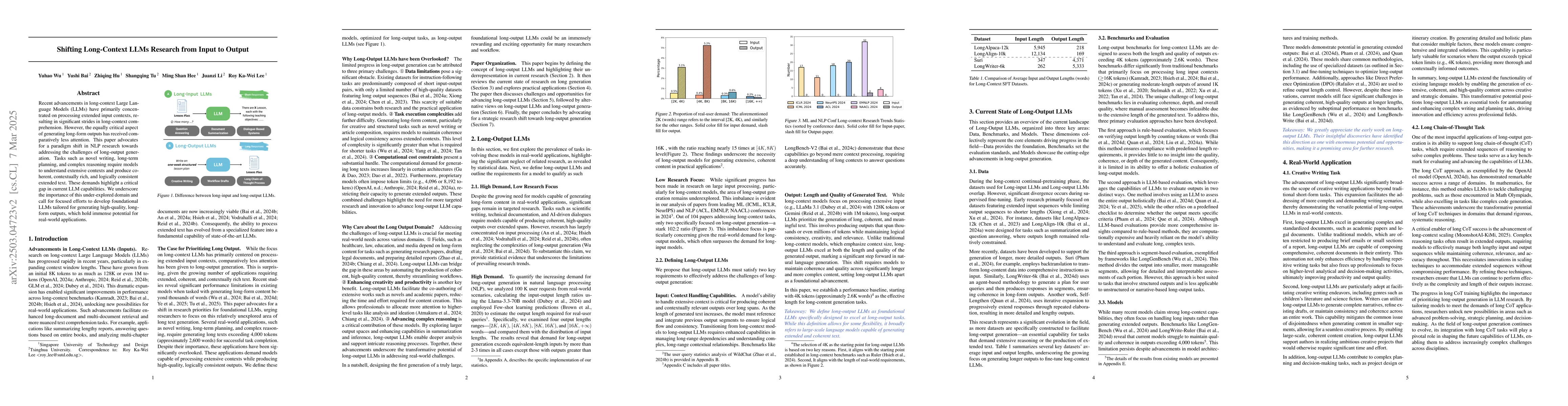 Thumbnail for Shifting Long-Context LLMs Research from Input to Output