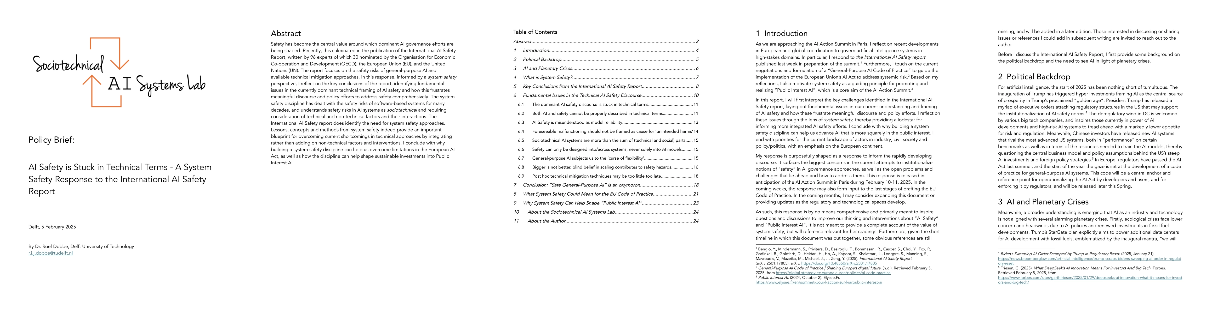 Thumbnail for AI Safety is Stuck in Technical Terms -- A System Safety Response to the
  International AI Safety Report