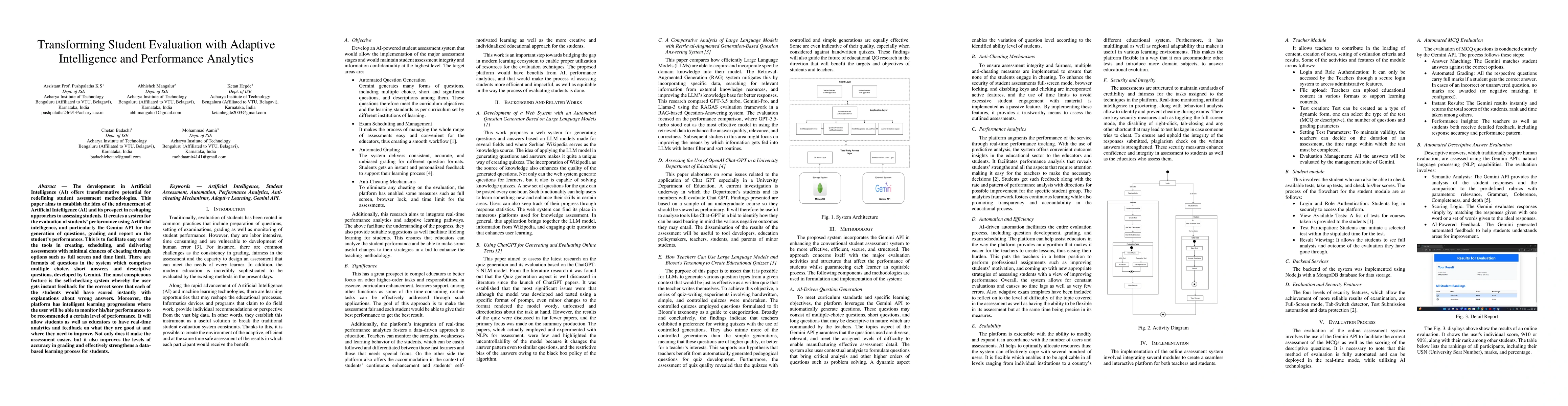Thumbnail for Transforming Student Evaluation with Adaptive Intelligence and
  Performance Analytics