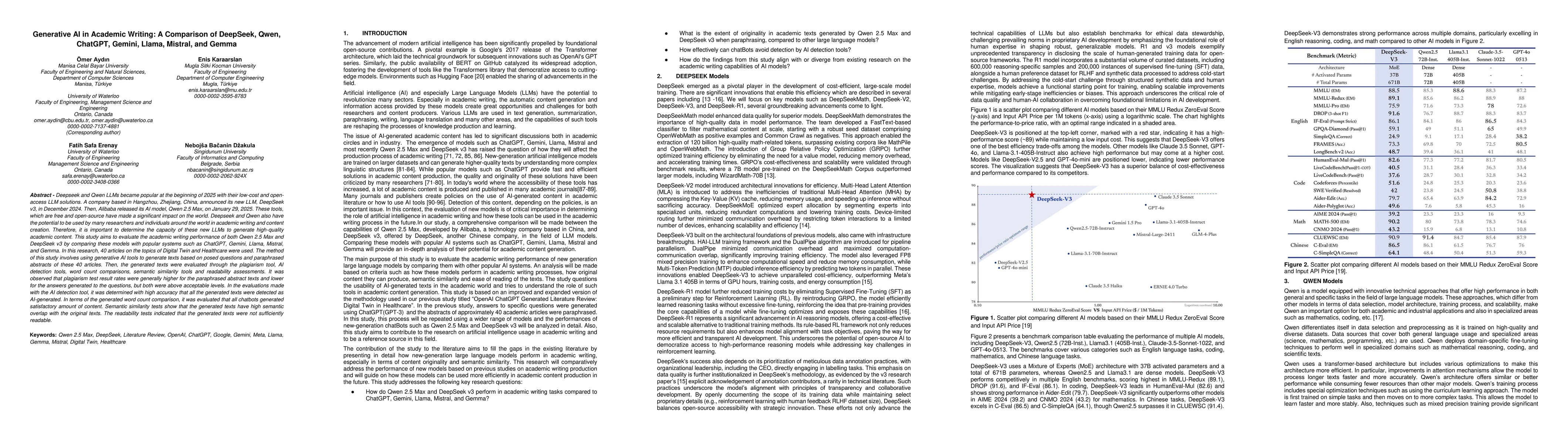 Thumbnail for Generative AI in Academic Writing: A Comparison of DeepSeek, Qwen,
  ChatGPT, Gemini, Llama, Mistral, and Gemma