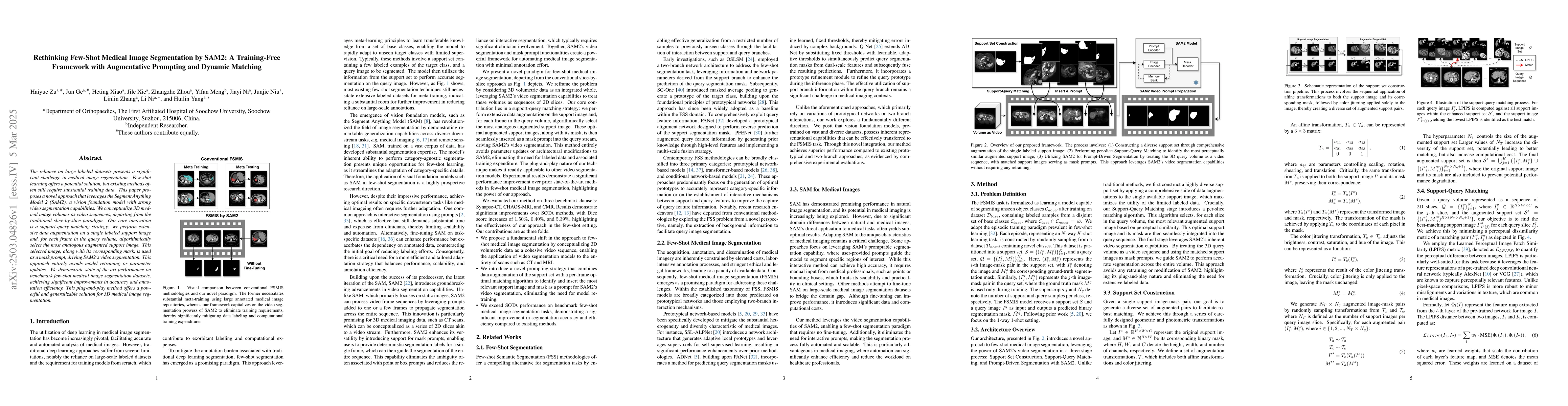Thumbnail for Rethinking Few-Shot Medical Image Segmentation by SAM2: A Training-Free
  Framework with Augmentative Prompting and Dynamic Matching