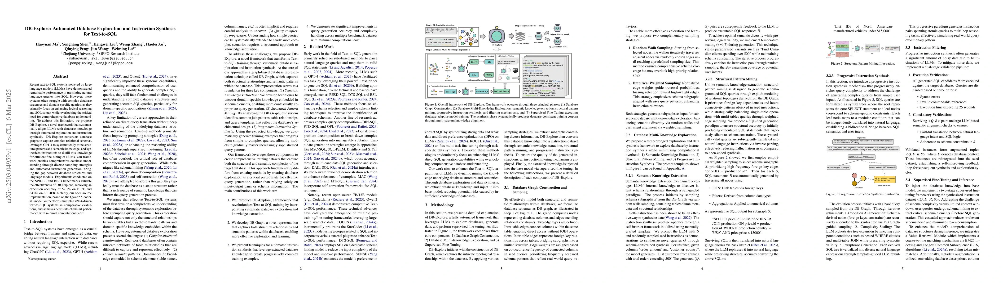 Thumbnail for DB-Explore: Automated Database Exploration and Instruction Synthesis for
  Text-to-SQL