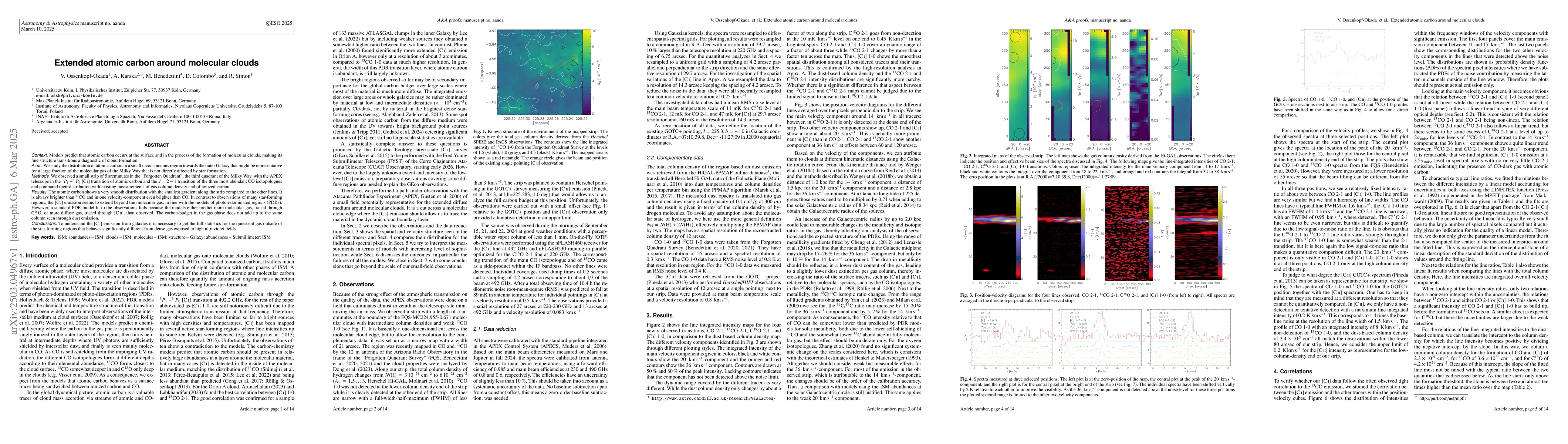 Thumbnail for Extended atomic carbon around molecular clouds