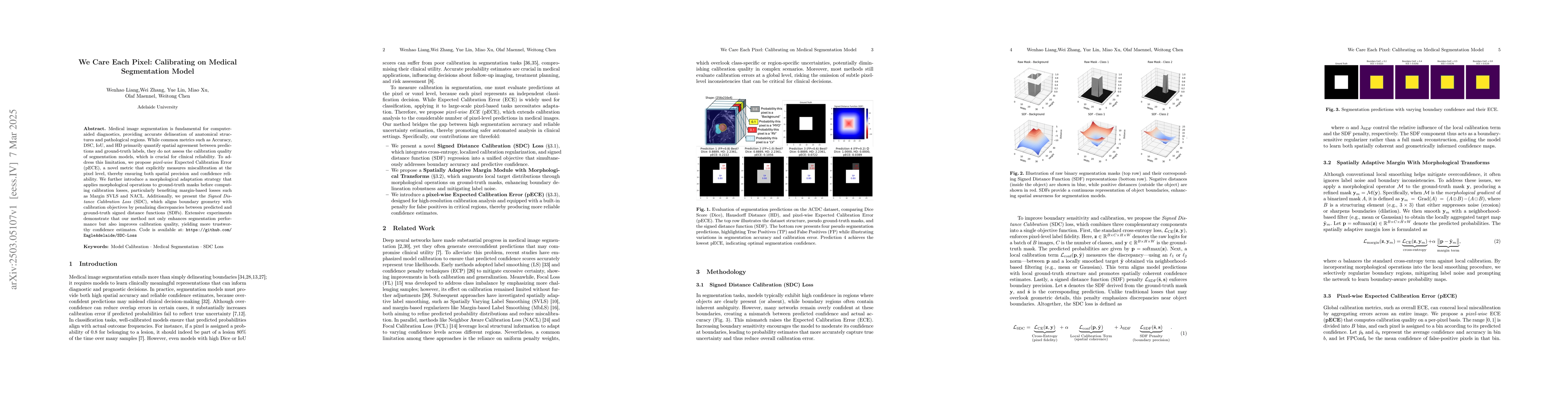 Thumbnail for We Care Each Pixel: Calibrating on Medical Segmentation Model