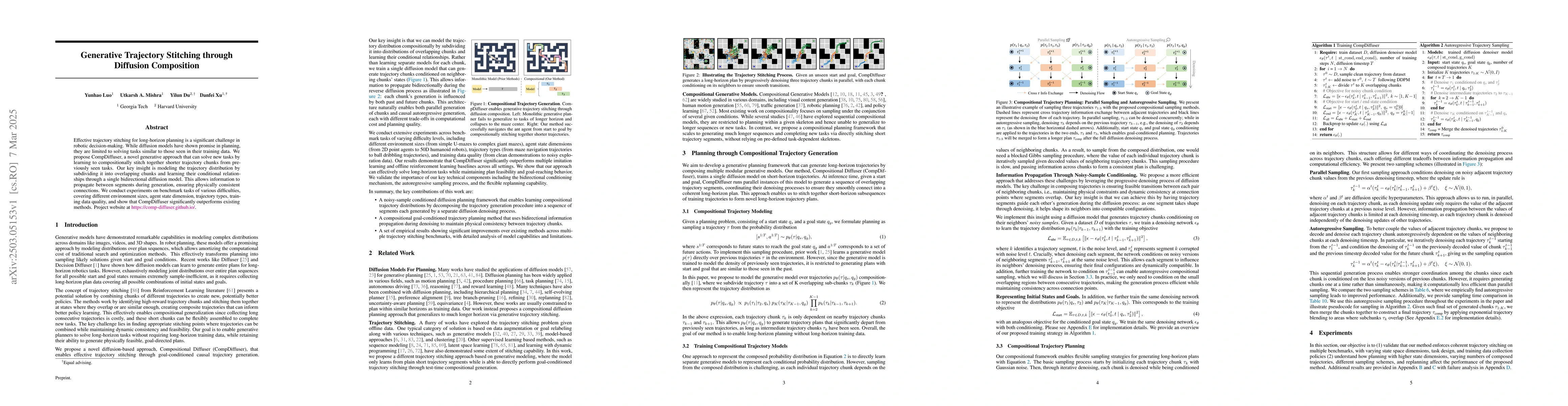 Thumbnail for Generative Trajectory Stitching through Diffusion Composition