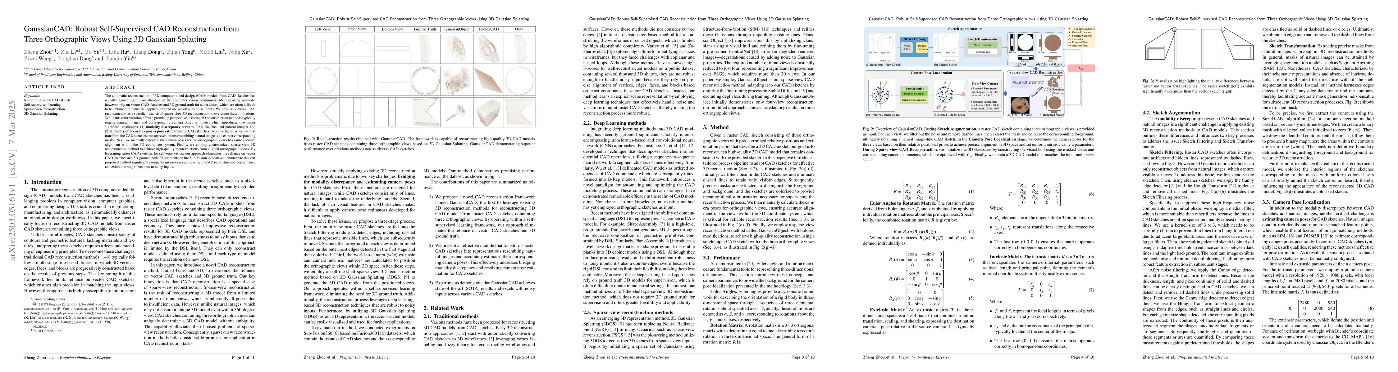 Thumbnail for GaussianCAD: Robust Self-Supervised CAD Reconstruction from Three
  Orthographic Views Using 3D Gaussian Splatting