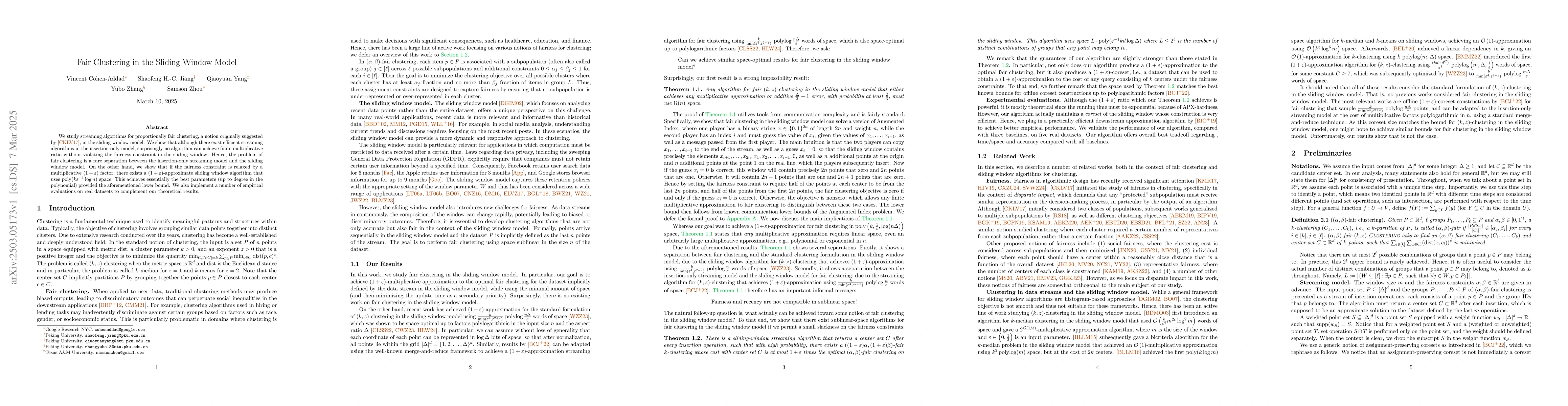 Thumbnail for Fair Clustering in the Sliding Window Model