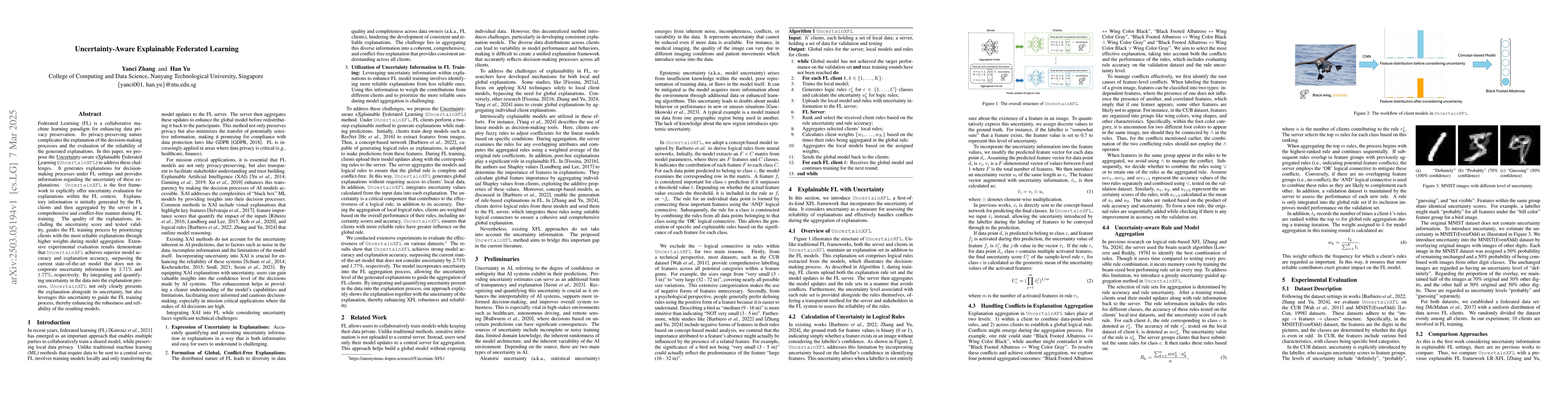 Thumbnail for Uncertainty-Aware Explainable Federated Learning