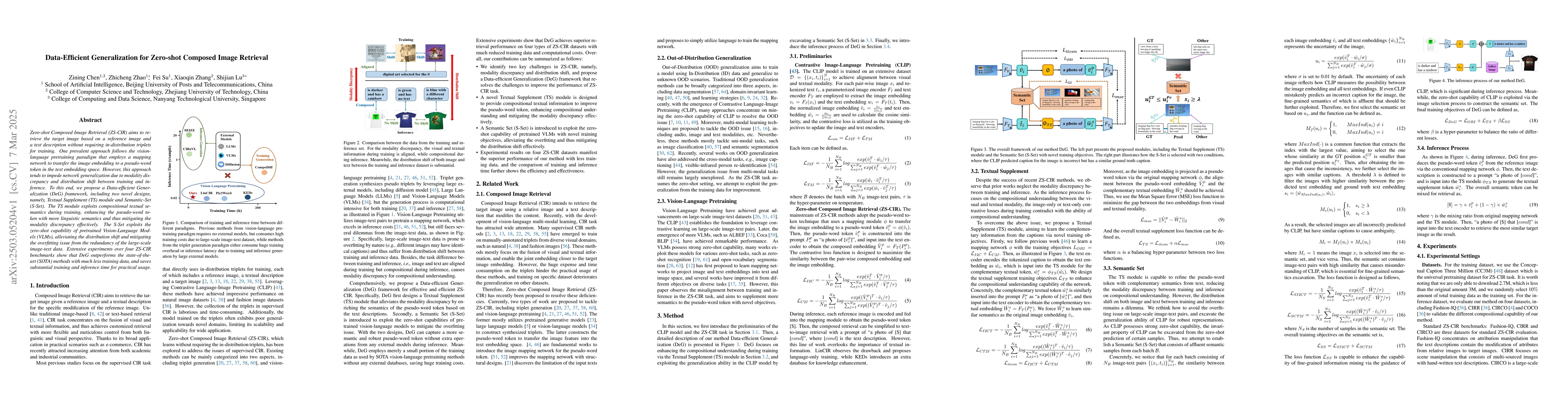 Thumbnail for Data-Efficient Generalization for Zero-shot Composed Image Retrieval