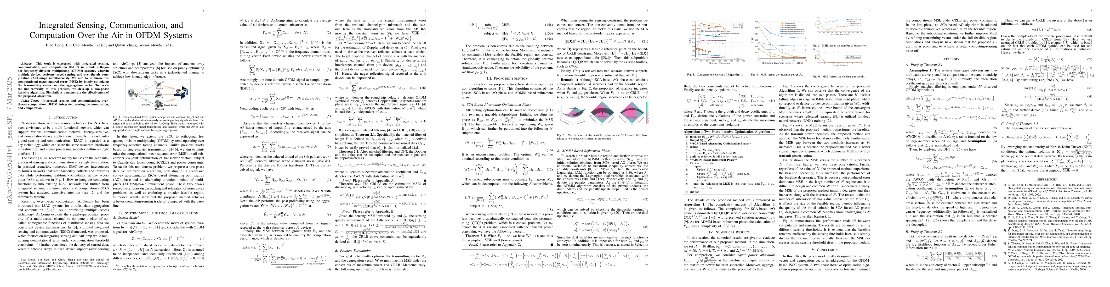 Thumbnail for Integrated Sensing, Communication, and Computation Over-the-Air in OFDM
  Systems
