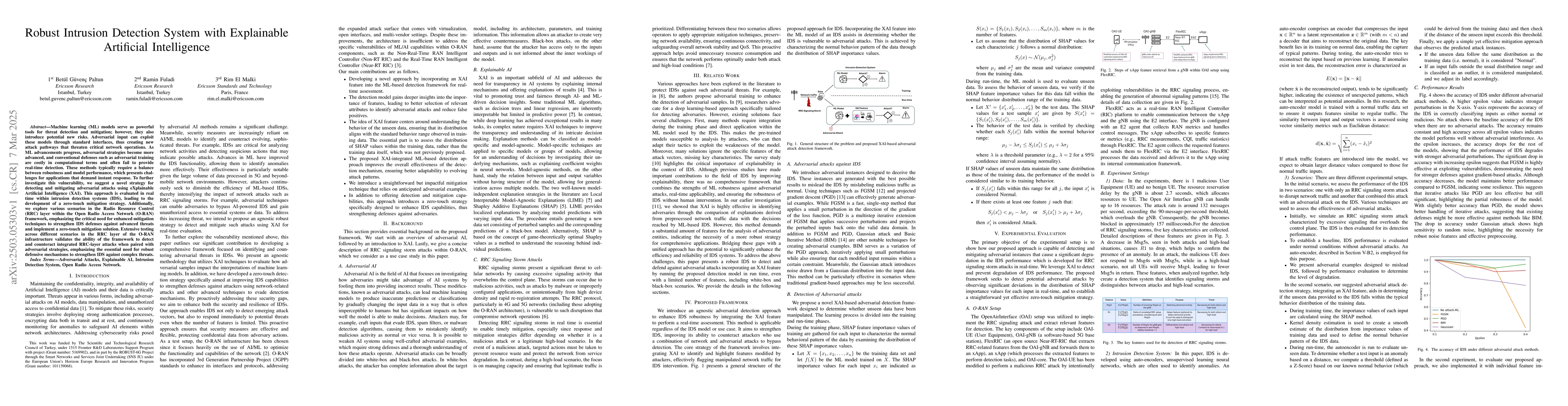 Thumbnail for Robust Intrusion Detection System with Explainable Artificial
  Intelligence