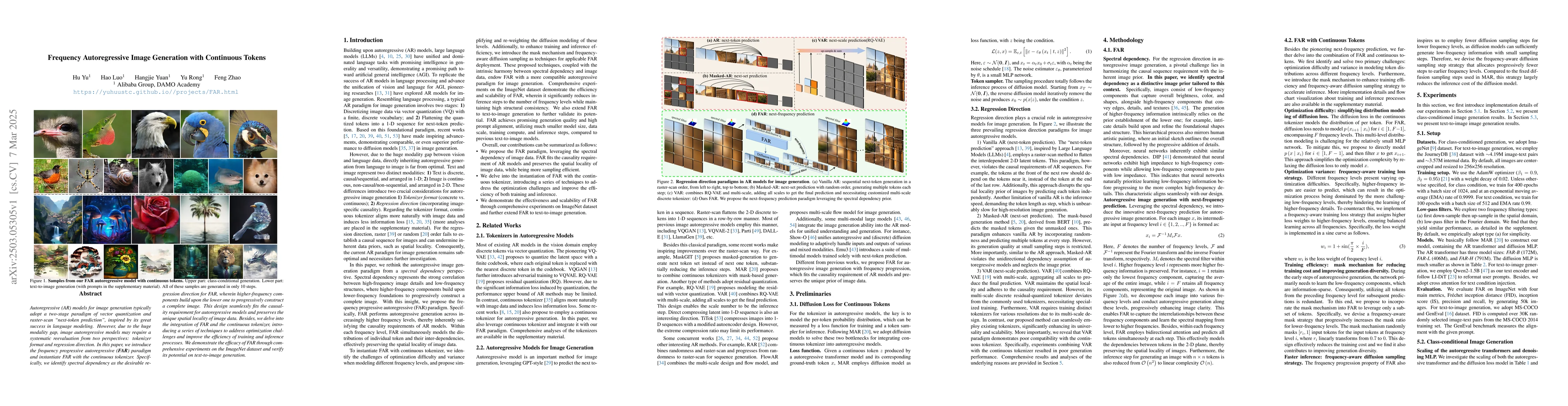 Thumbnail for Frequency Autoregressive Image Generation with Continuous Tokens