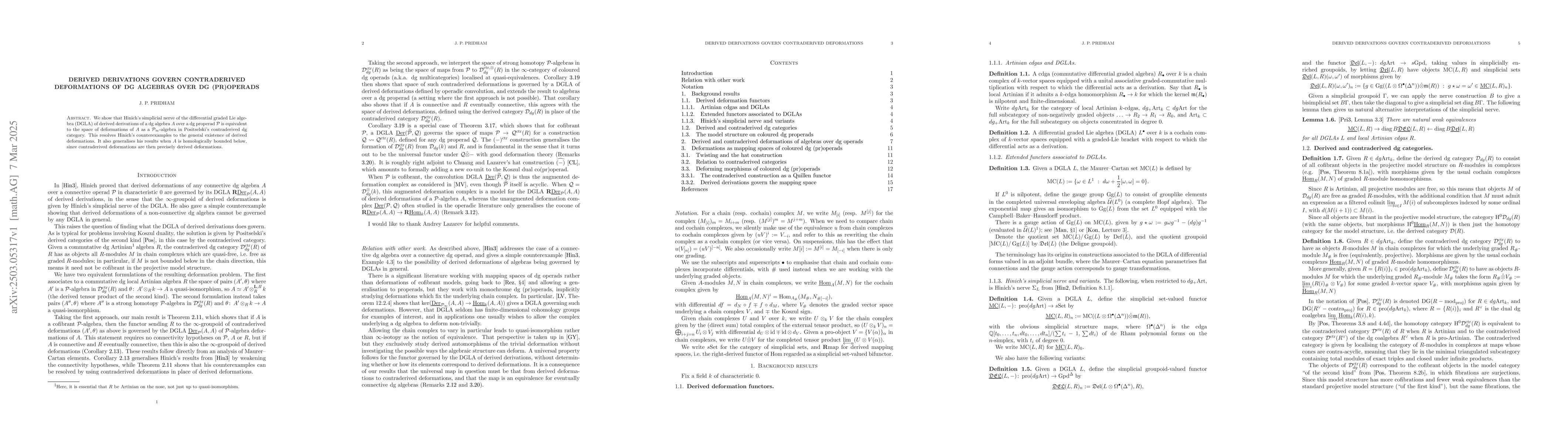 Thumbnail for Derived derivations govern contraderived deformations of dg algebras
  over dg (pr)operads