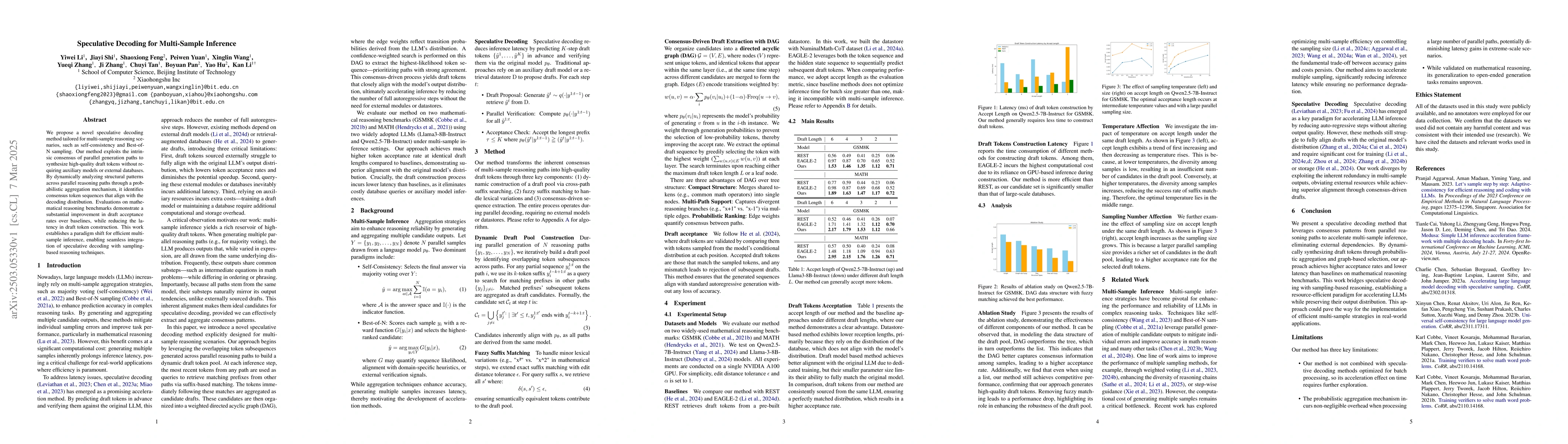 Thumbnail for Speculative Decoding for Multi-Sample Inference