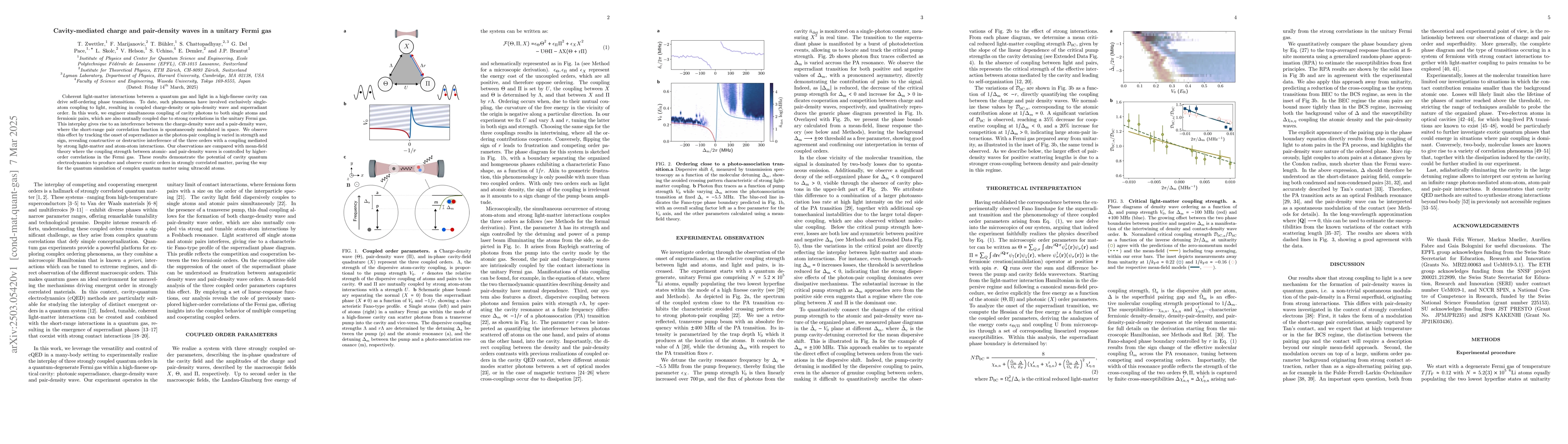 Thumbnail for Cavity-mediated charge and pair-density waves in a unitary Fermi gas