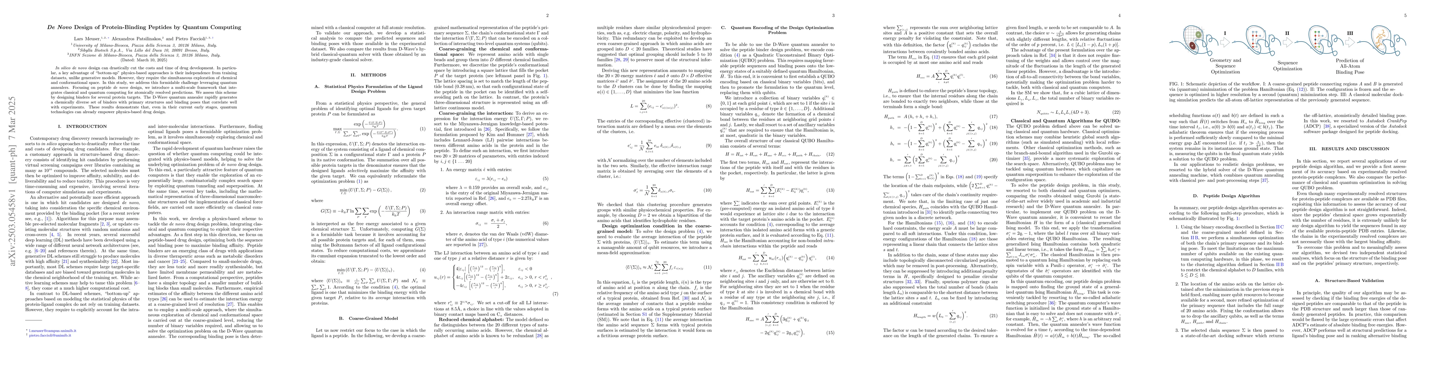 Thumbnail for De Novo Design of Protein-Binding Peptides by Quantum Computing