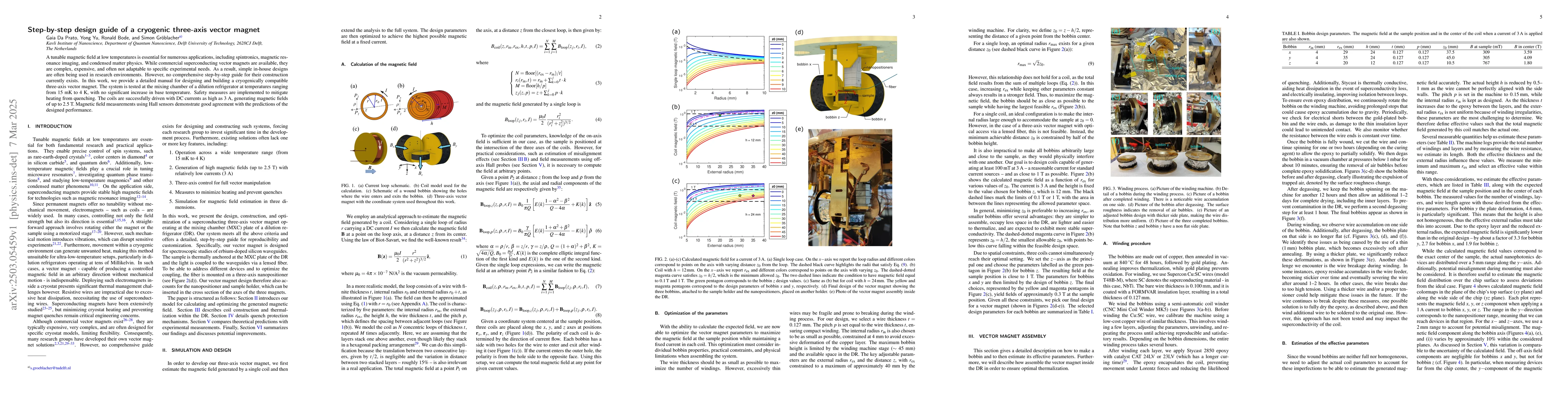 Thumbnail for Step-by-step design guide of a cryogenic three-axis vector magnet