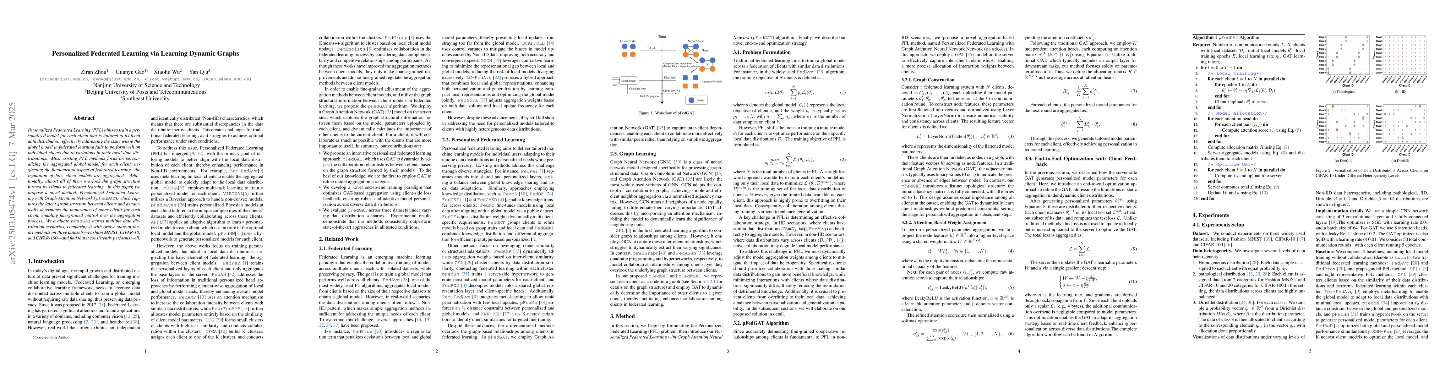 Thumbnail for Personalized Federated Learning via Learning Dynamic Graphs