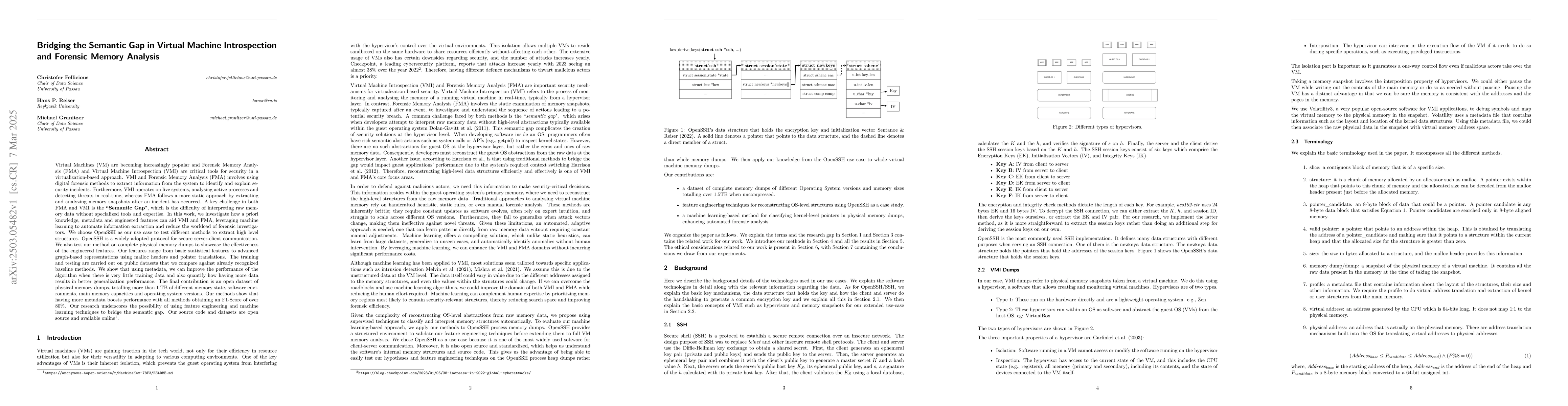 Thumbnail for Bridging the Semantic Gap in Virtual Machine Introspection and Forensic
  Memory Analysis