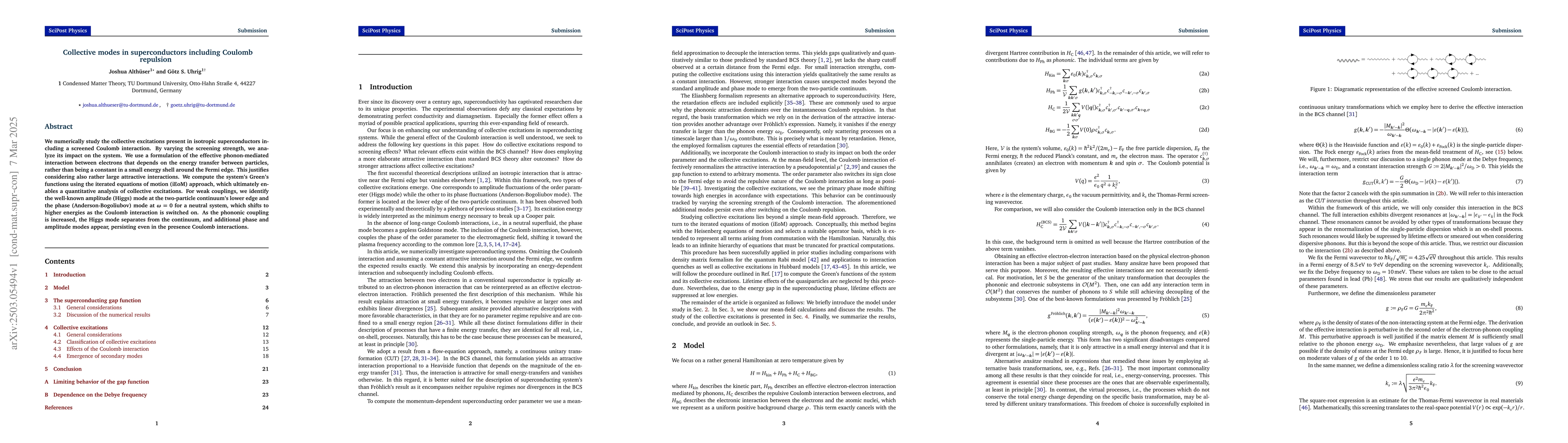 Thumbnail for Collective modes in superconductors including Coulomb repulsion