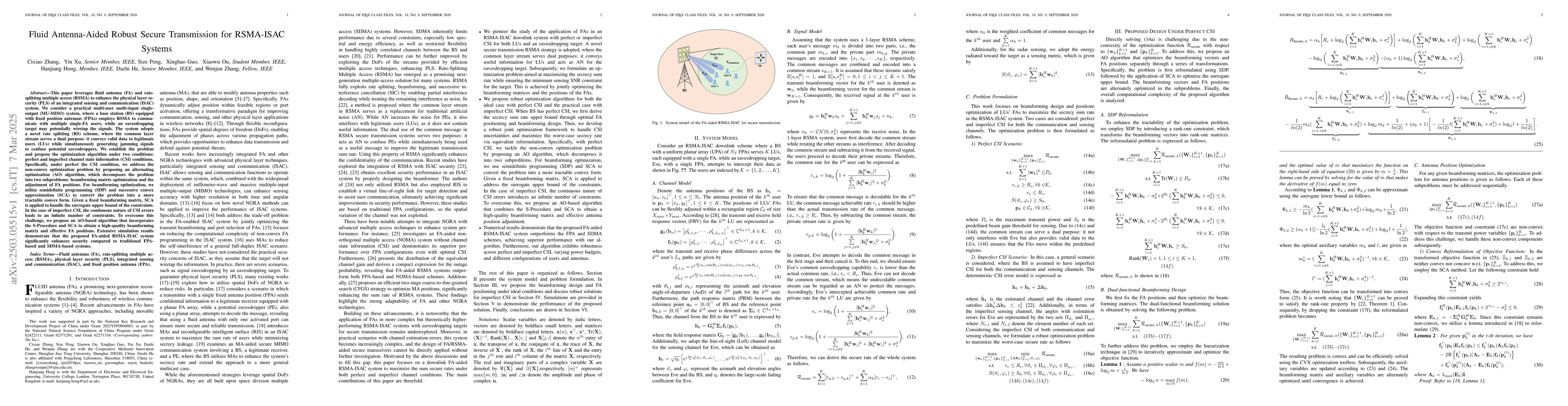 Thumbnail for Fluid Antenna-Aided Robust Secure Transmission for RSMA-ISAC Systems