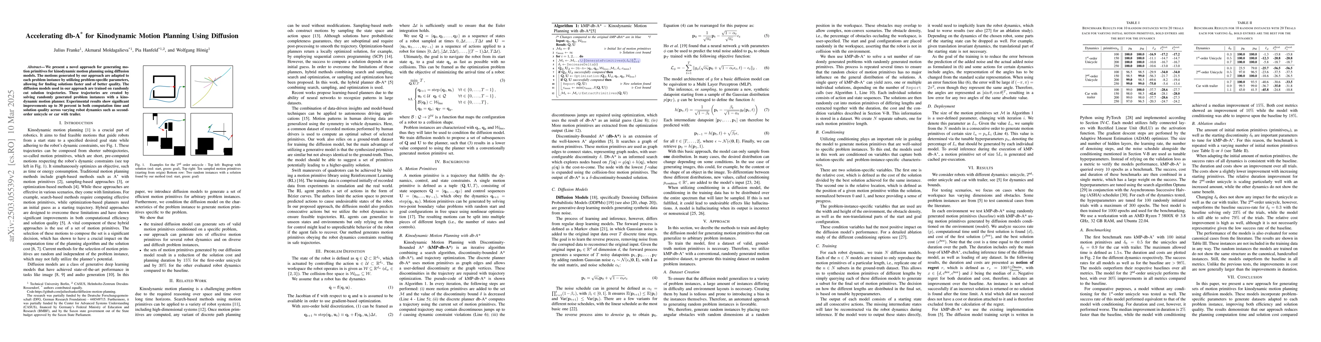 Thumbnail for Accelerating db-A* for Kinodynamic Motion Planning Using Diffusion