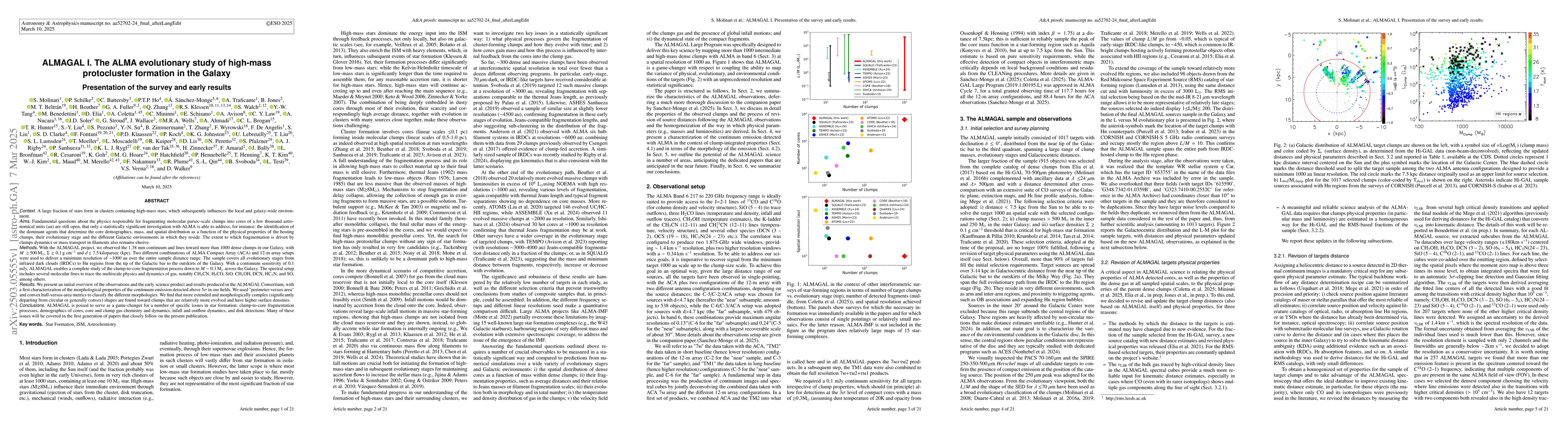 Thumbnail for ALMAGAL I. The ALMA evolutionary study of high-mass protocluster
  formation in the Galaxy. Presentation of the survey and early results