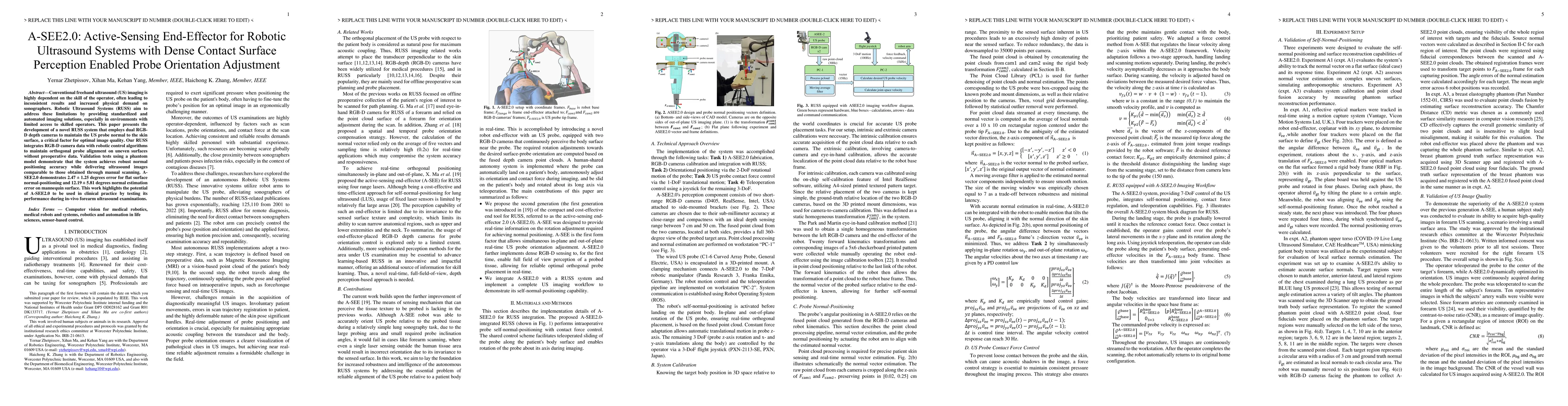 Thumbnail for A-SEE2.0: Active-Sensing End-Effector for Robotic Ultrasound Systems
  with Dense Contact Surface Perception Enabled Probe Orientation Adjustment