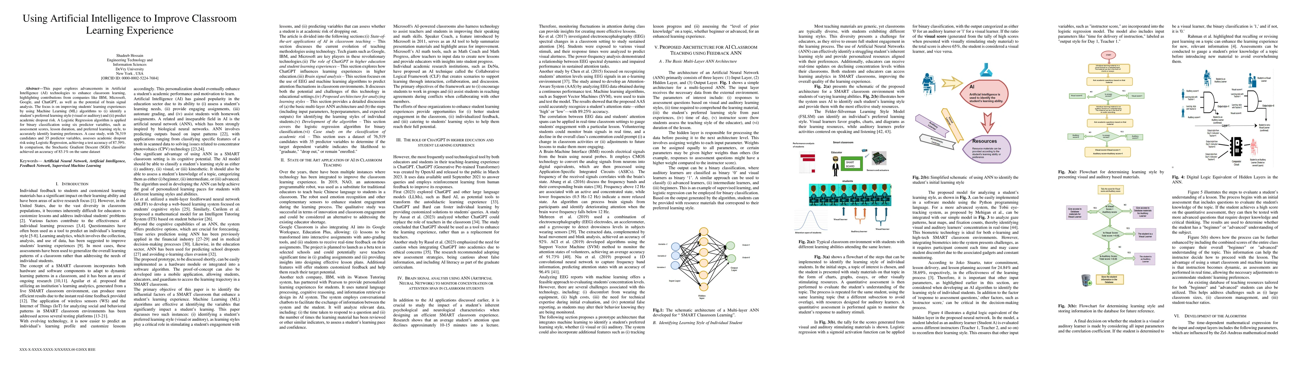 Thumbnail for Using Artificial Intelligence to Improve Classroom Learning Experience