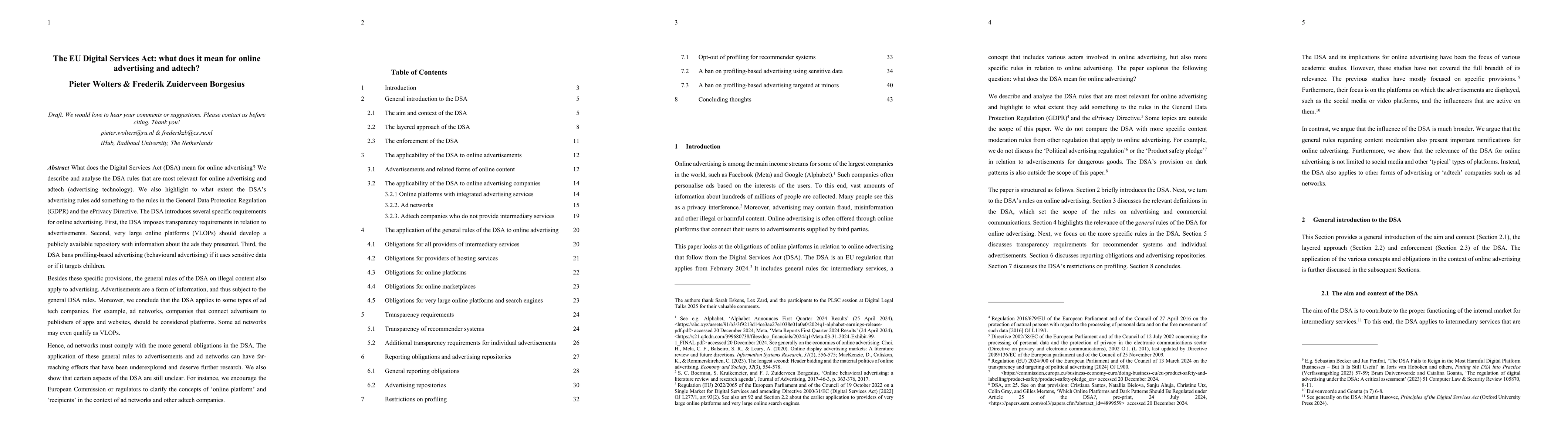 Thumbnail for The EU Digital Services Act: what does it mean for online advertising
  and adtech?