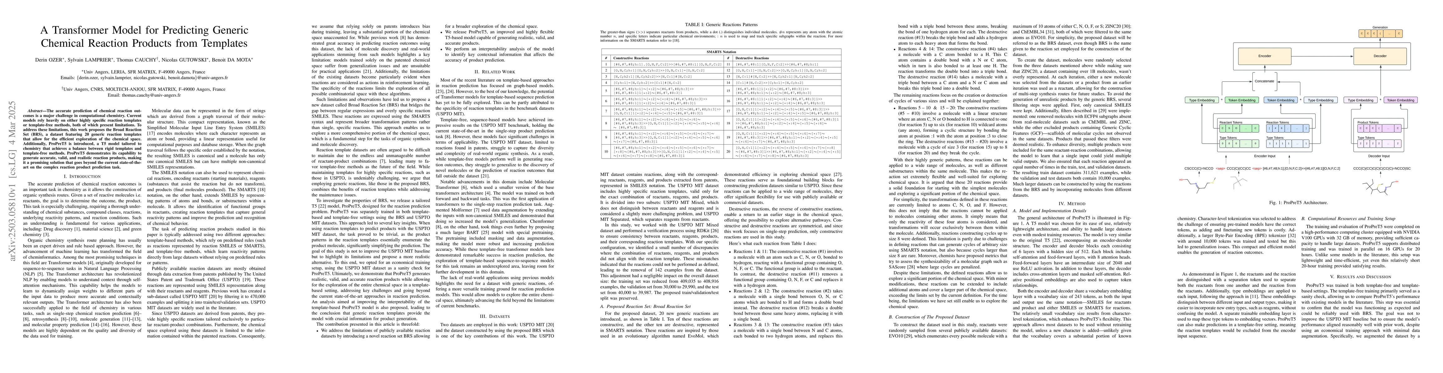 Thumbnail for A Transformer Model for Predicting Chemical Reaction Products from
  Generic Templates