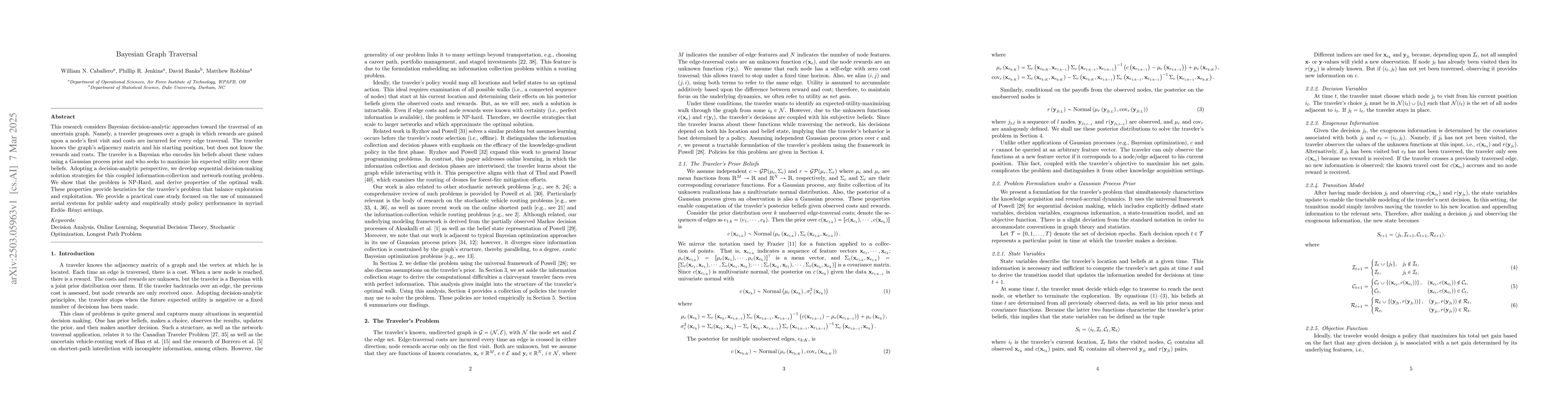 Thumbnail for Bayesian Graph Traversal