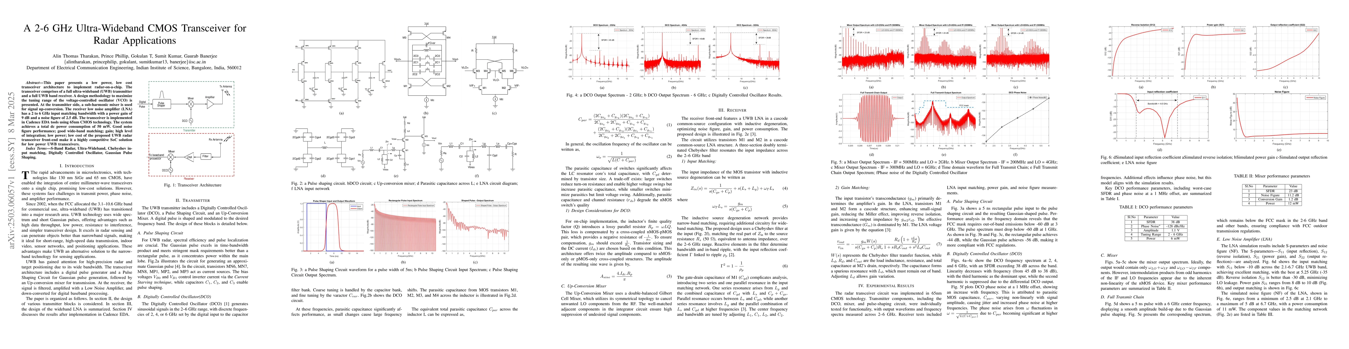 Thumbnail for A 2-6 GHz Ultra-Wideband CMOS Transceiver for Radar Applications