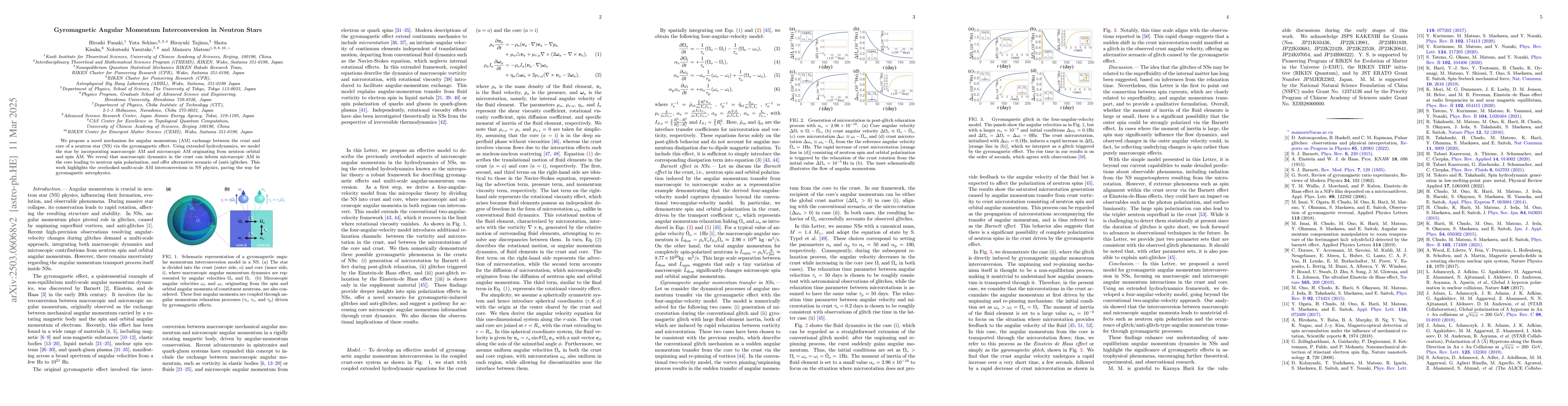 Thumbnail for Gyromagnetic Angular Momentum Interconversion in Neutron Stars