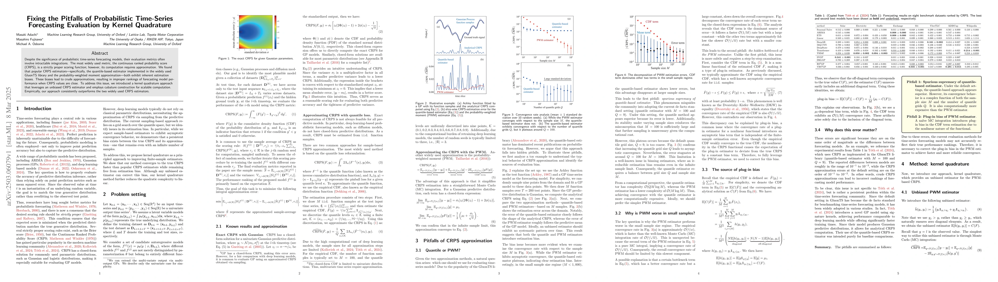 Thumbnail for Fixing the Pitfalls of Probabilistic Time-Series Forecasting Evaluation
  by Kernel Quadrature